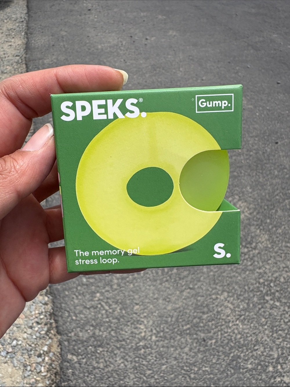Gump Memory Gel Stress Loop - Green